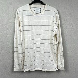 NWT Cactus Man Ricky Singh Cotton Stripe Long Sleeve Tee T Shirt Sz L